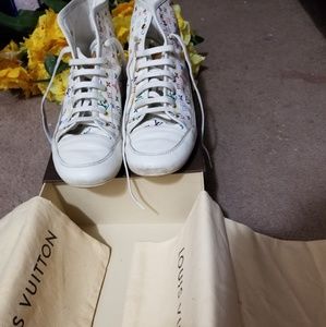 Authentic Louis Vuitton High Top Sneakers 4 Women